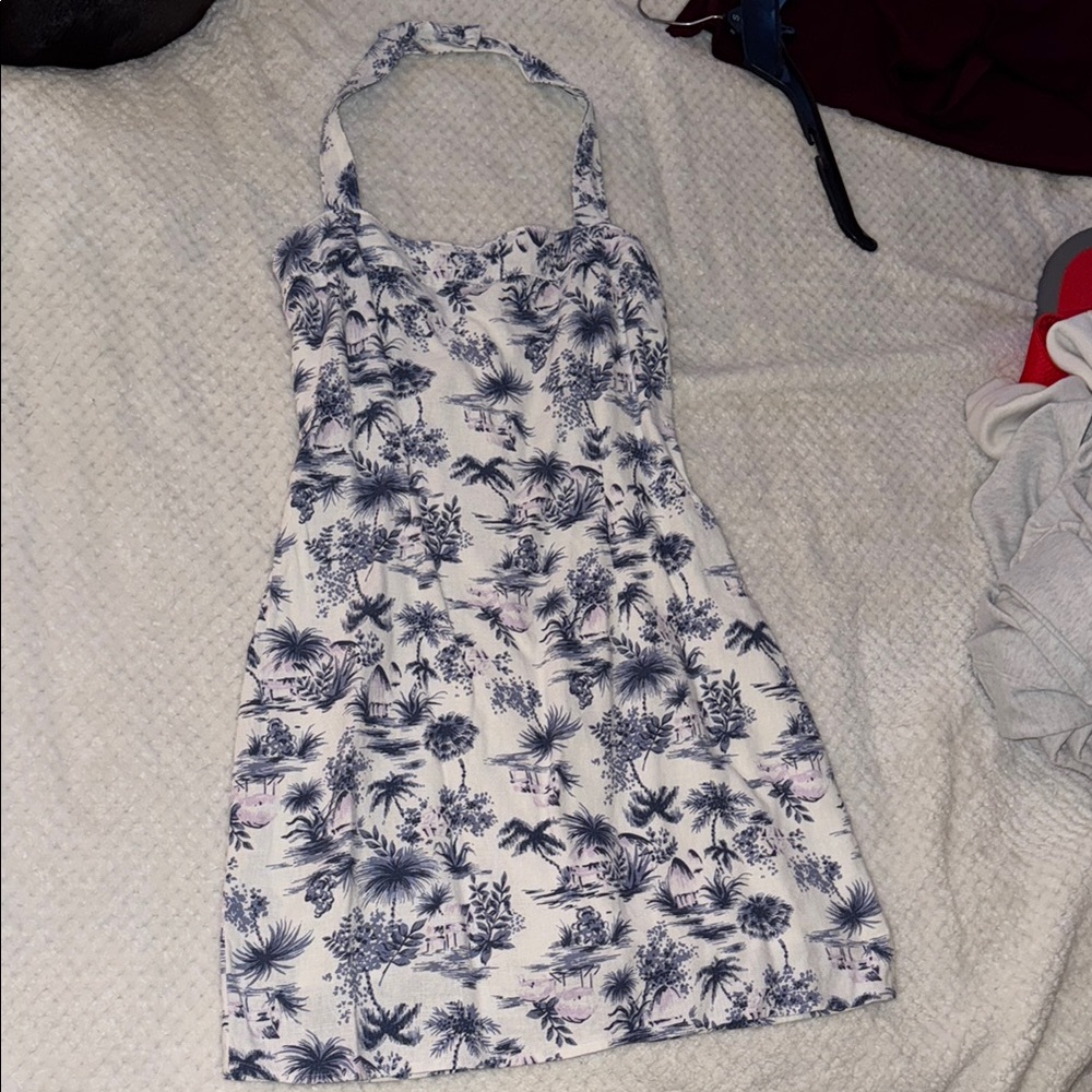Abercrombie & Fitch Blue Halter Sundress